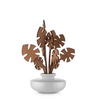 photo hmm leaf diffuser for rooms in porcelain and mahogany wood 2